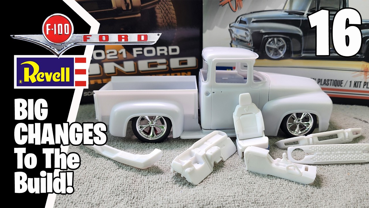 Ford FD-100 Model Truck Build – Episode 15 | Laying Frame, Rear Fender Issues & Bronco Ideas!