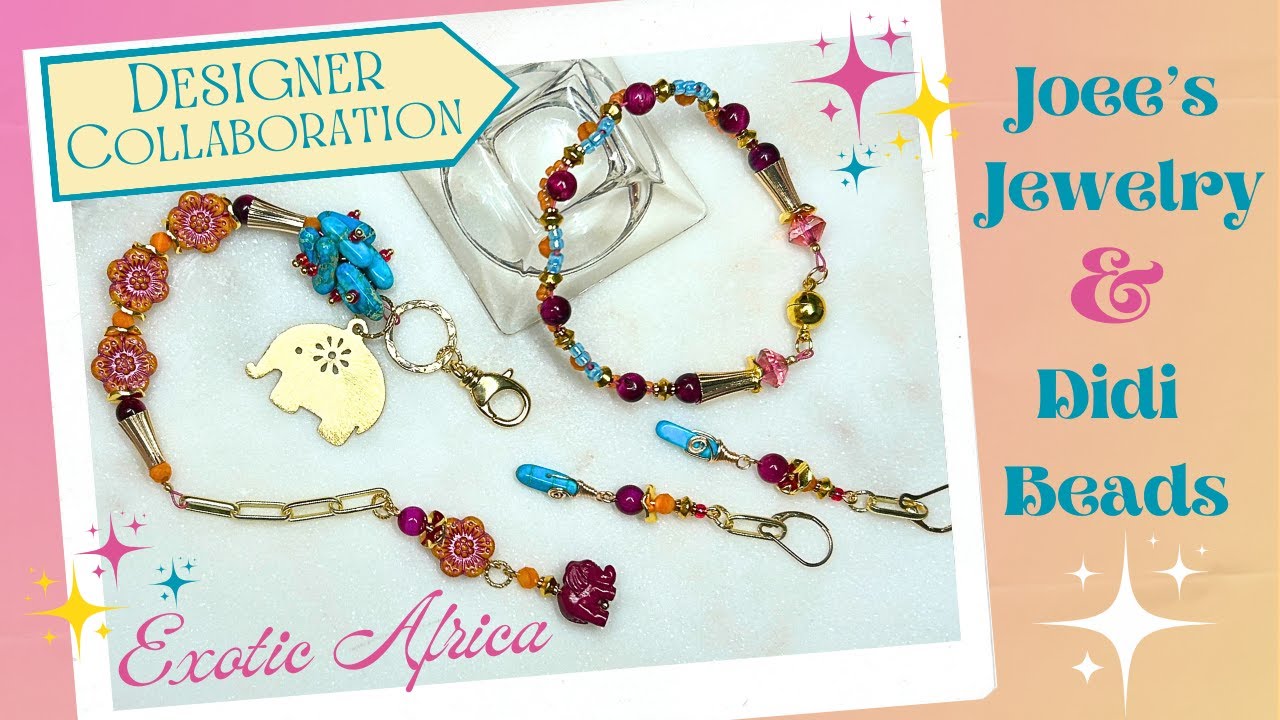 ELEPHANT BRACELET SET: Collaboration Bead Box With Didi Beads