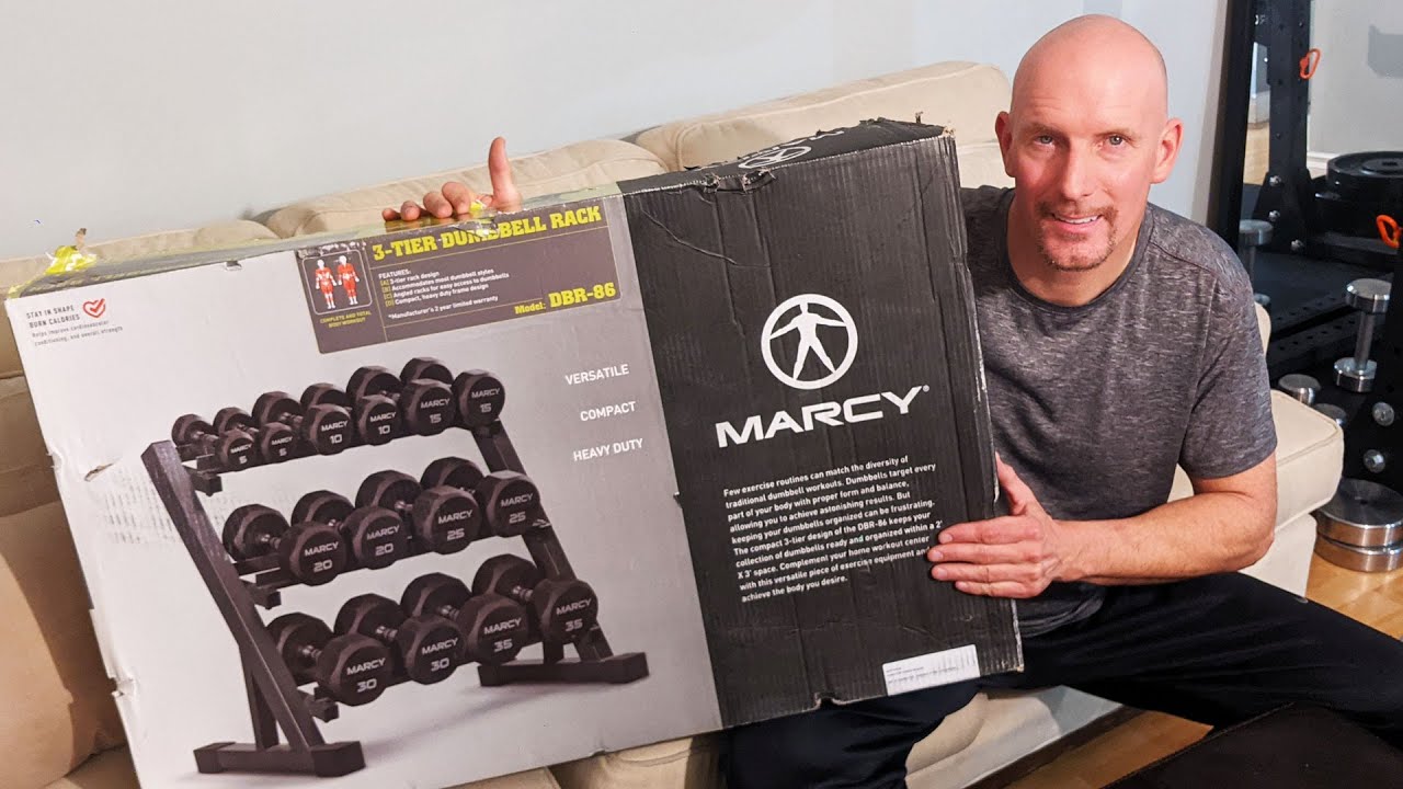Marcy Dumbbell Rack (4K) Detailed Setup & Review + Unboxing