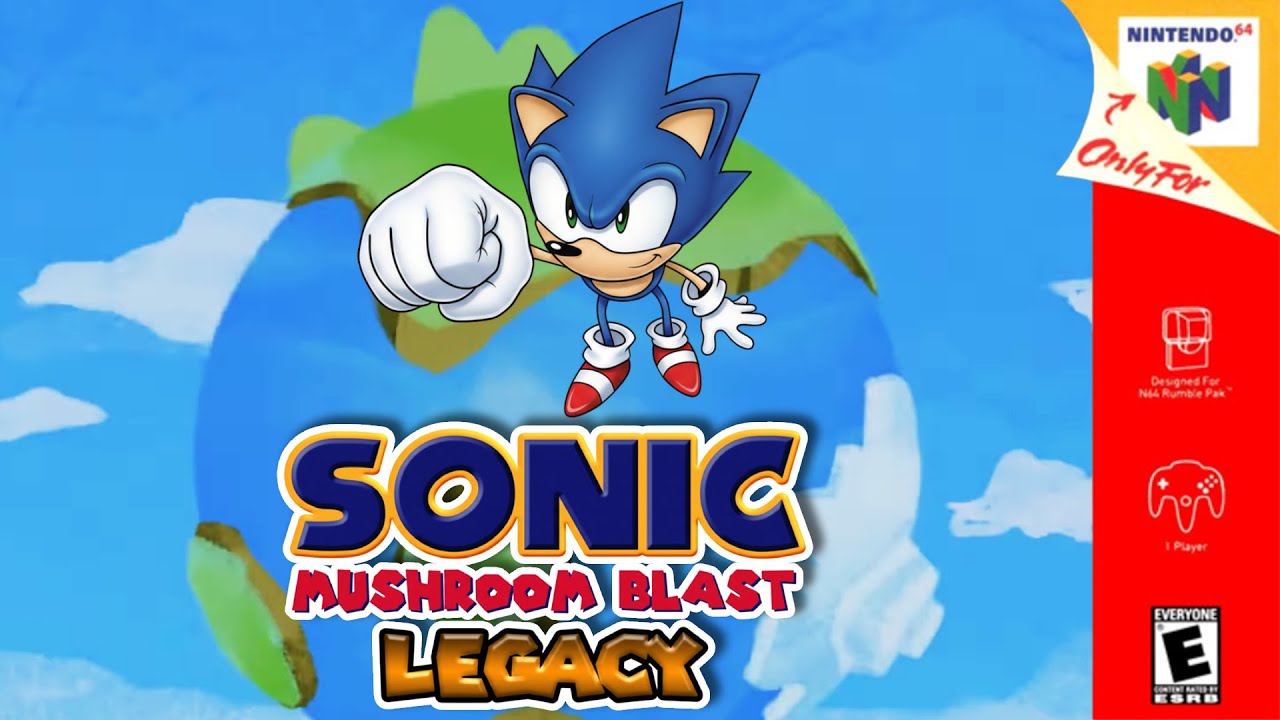 Sonic Mushroom Blast: Legacy  - Super Mario 64 Romhack [N64]