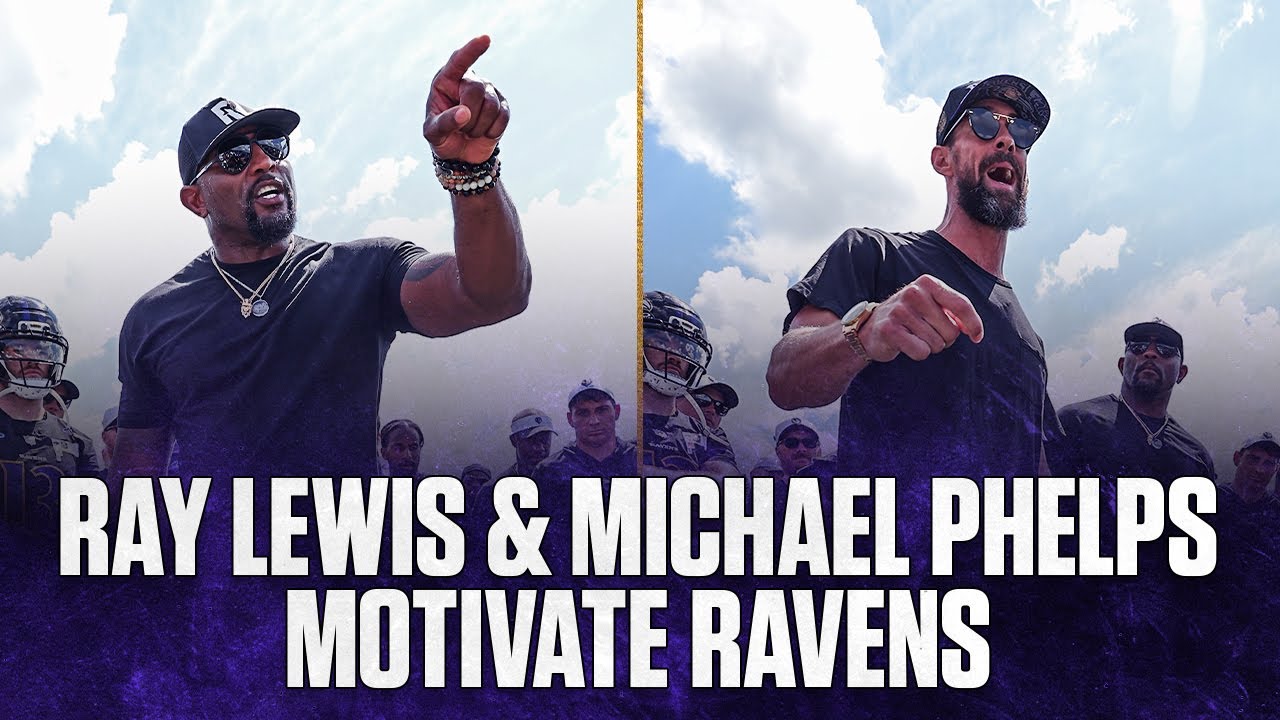 Watch Ray Lewis, Michael Phelps Give Speeches to Ravens | Baltimore Ravens