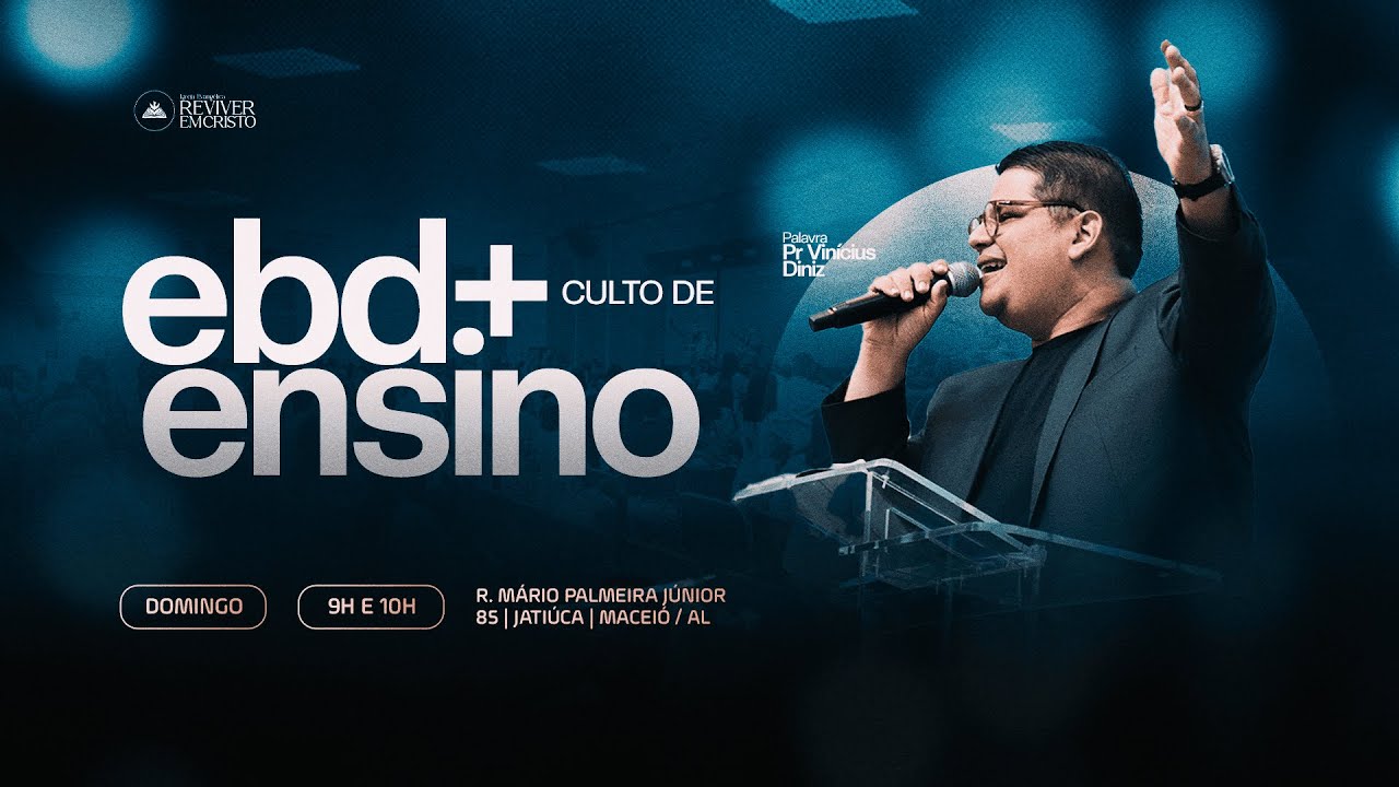 🔴 LIVE | CULTO DE ENSINO | PR. VINICIUS DINIZ | REC ALAGOAS | 01/02/2026
