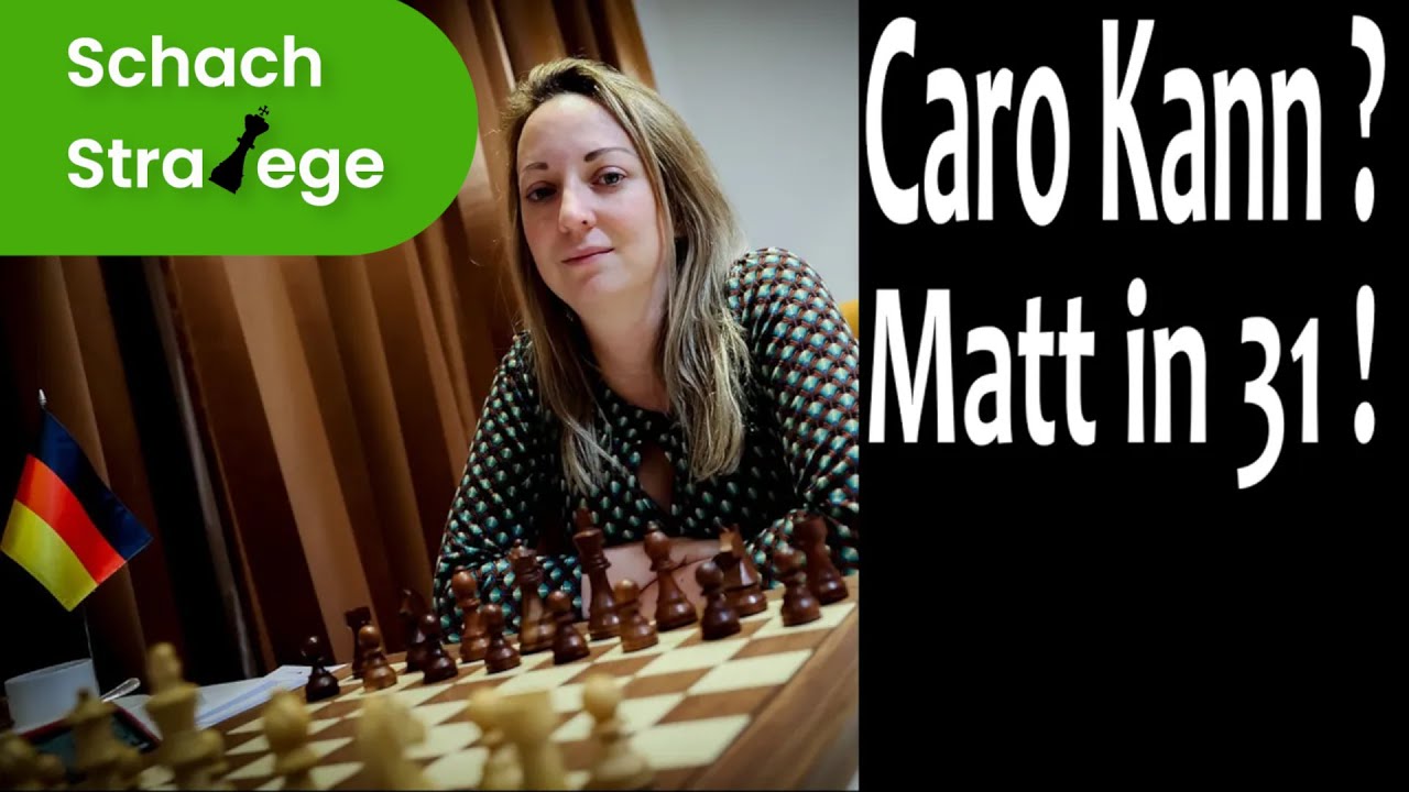 Elisabeth Pähtz vernichtet Caro Kann Verteidigung | Tartakower Variante