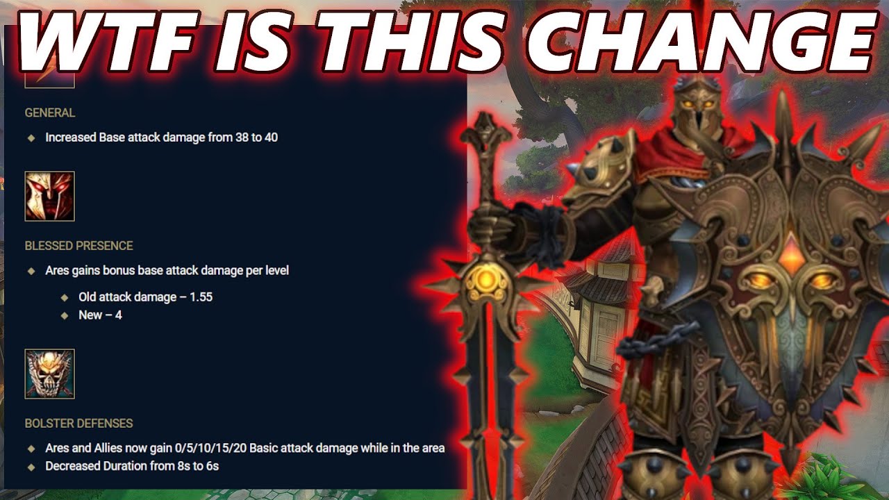 THEY MADE ARES AN AUTO ATTACK CHARACTER? WTF!