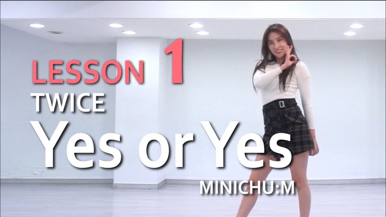 [미니츄움] 트와이스-YES or YES 거울모드 안무배우기 1 (TWICE-YES or YES dance tutorial)