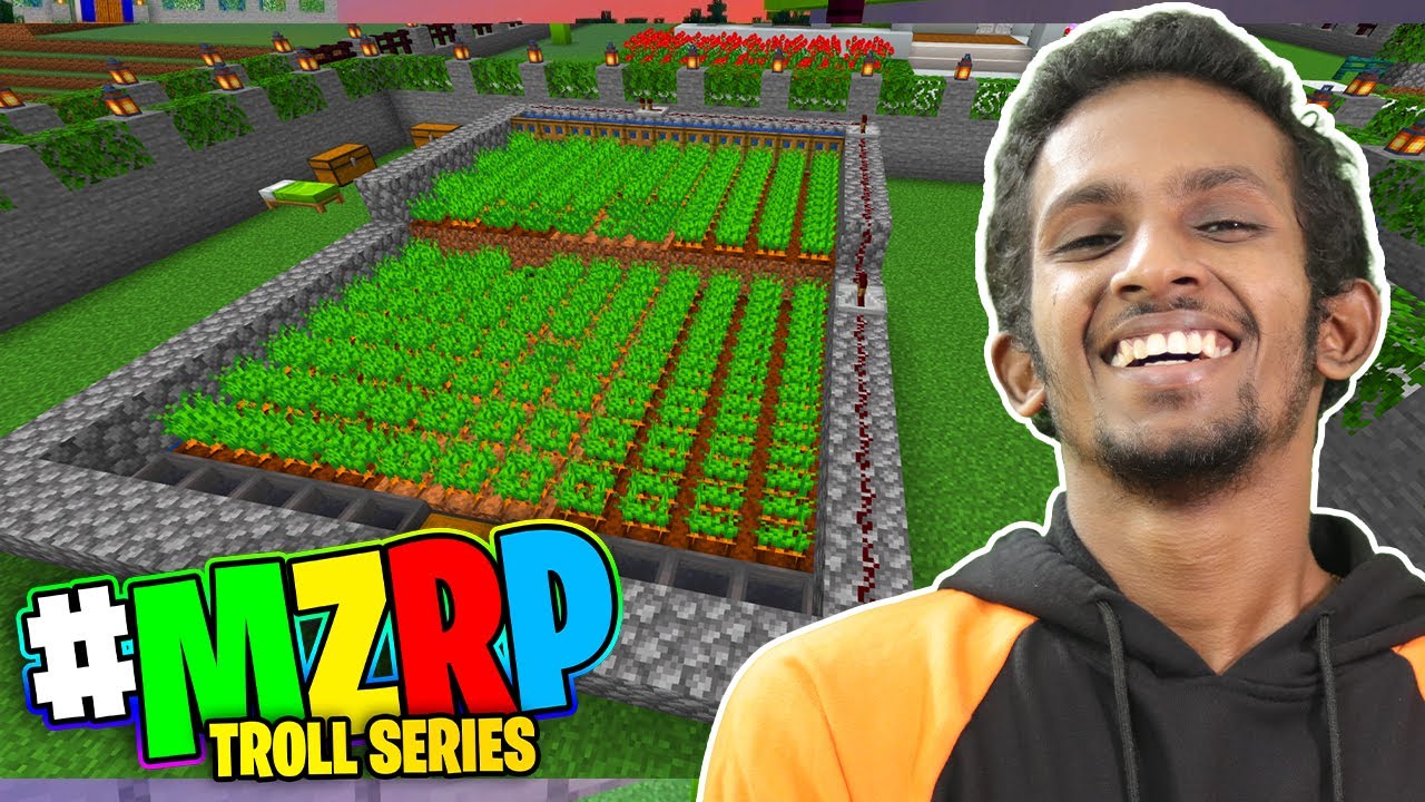 Making Automatic Carrot Farm For My MZRP Friends 🥰🥰 (മലയാളം) MZRP Troll Series Ep 22