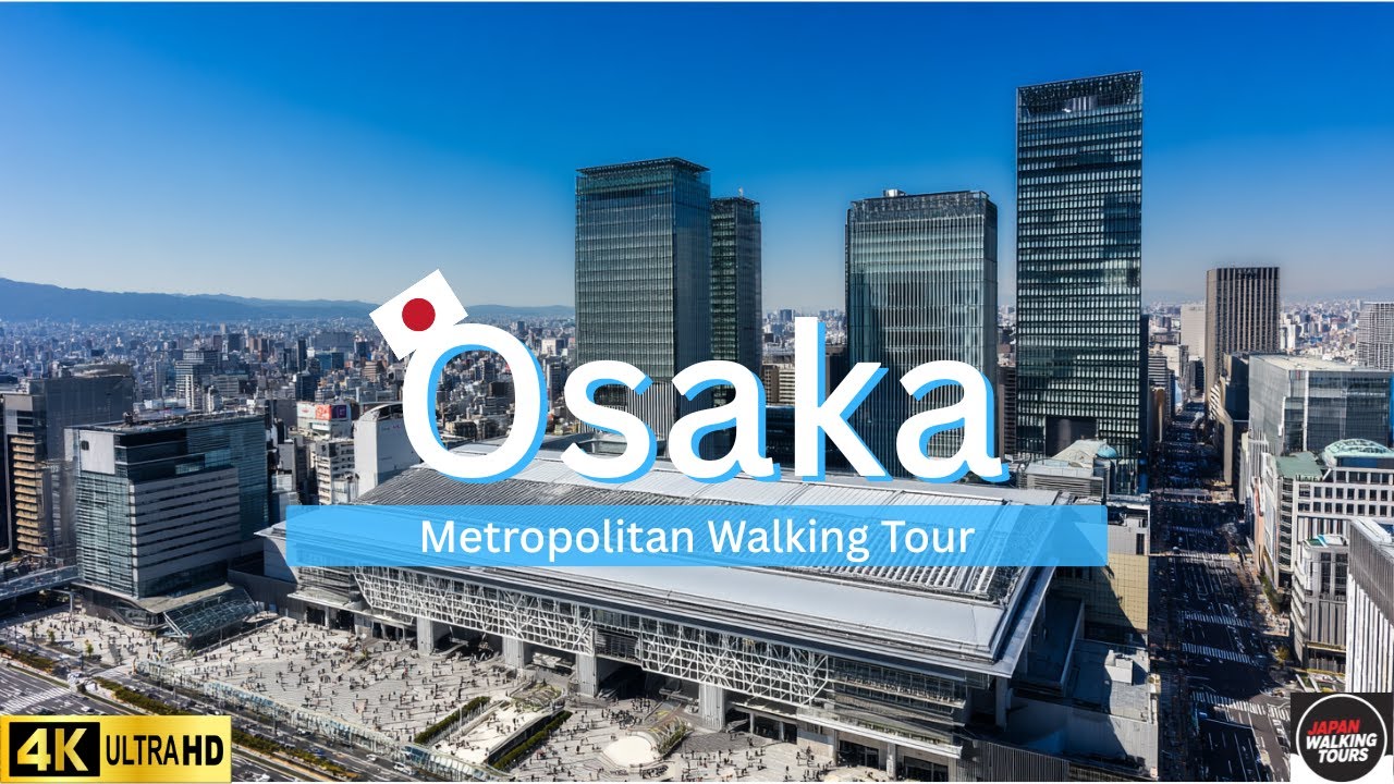 【4K HDR】🇯🇵 Osaka's Modern Core Walk | From KITTE Osaka to Nakanoshima Skyscrapers