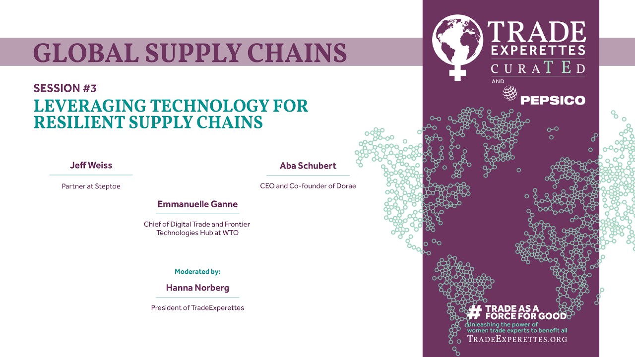 Global Supply Chains - Leveraging technology for resilient supply chains