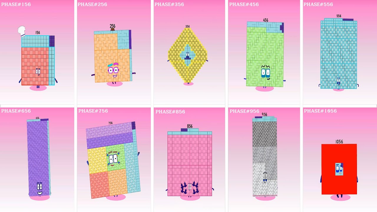 Sprunki OC Numberblocks od 156 do 1056 | Kompilacja Incredibox #sprunki #numberblocks #incredibox