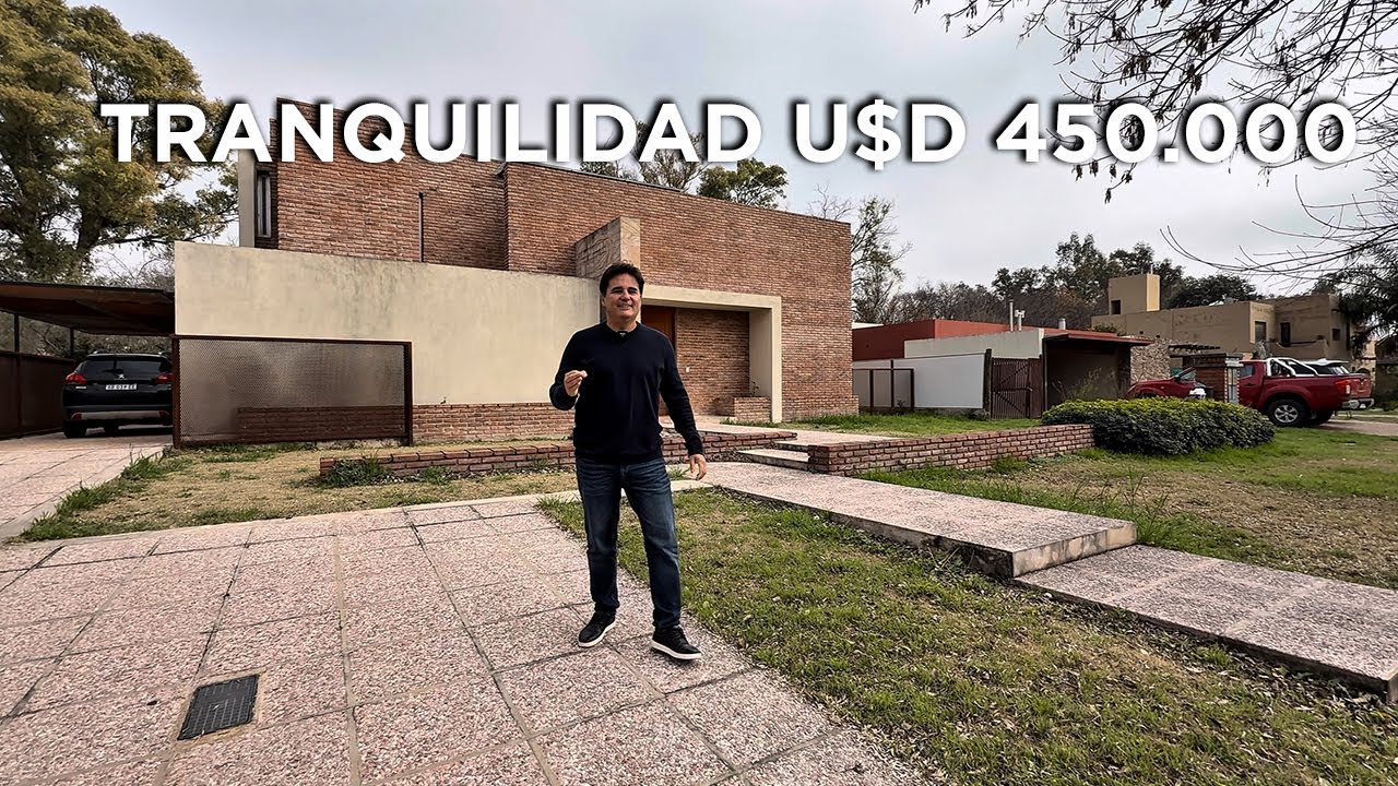 Viví la tranquilidad en esta casa espectacular en B° Escondido – Los Cielos U$D450.000