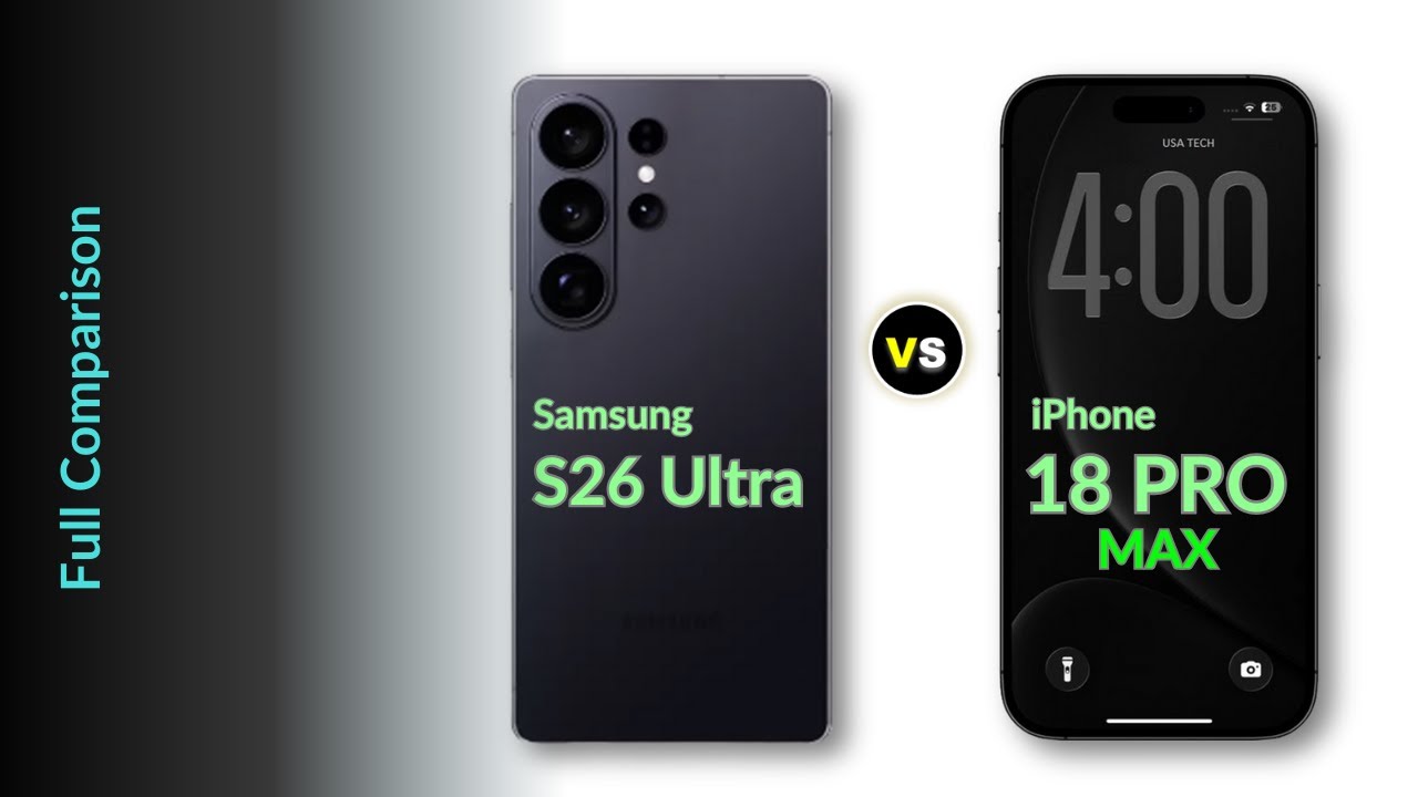 Samsung S26 Ultra Vs iPhone 18 Pro Max