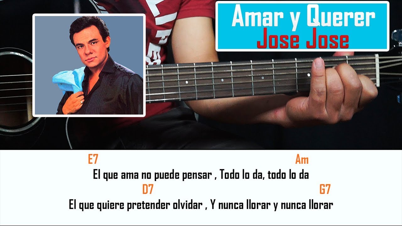 Como Tocar Amar y Querer | Jose Jose | Tutorial en Guitarra