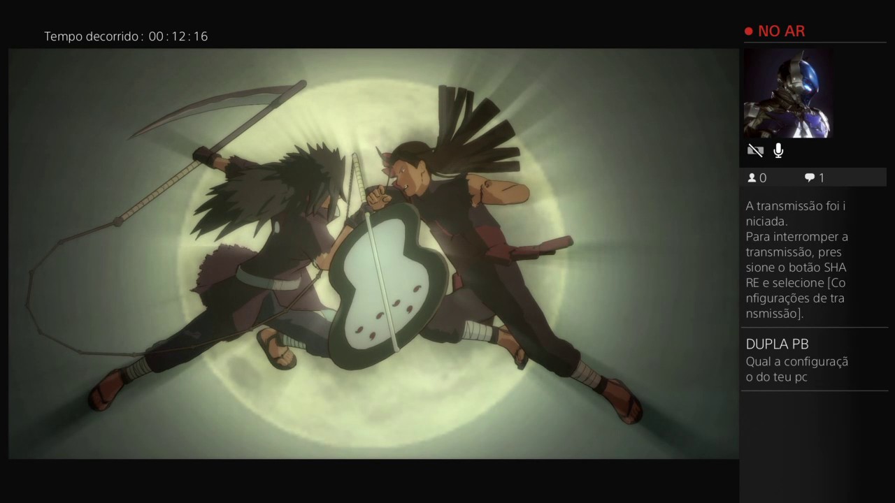 Voltando com as transmistir agora Naruto