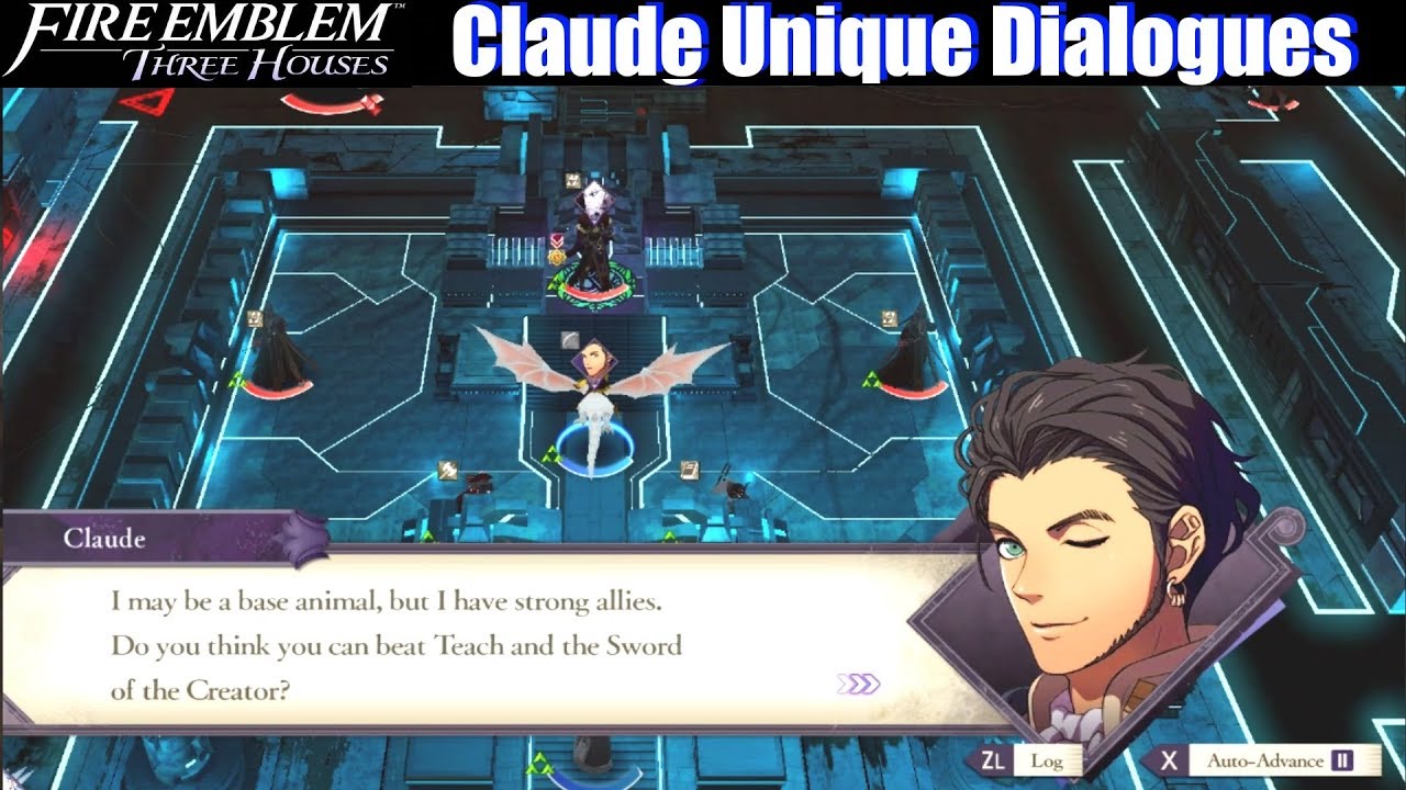 FE3H All Claude Unique Dialogues - Fire Emblem Three Houses (Golden Deer)