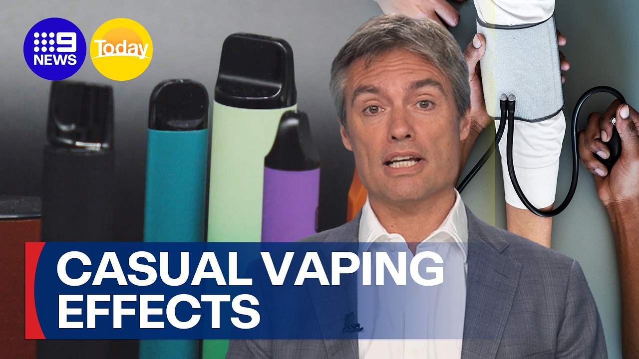 Serious condition vapers could develop | 9 News Australia