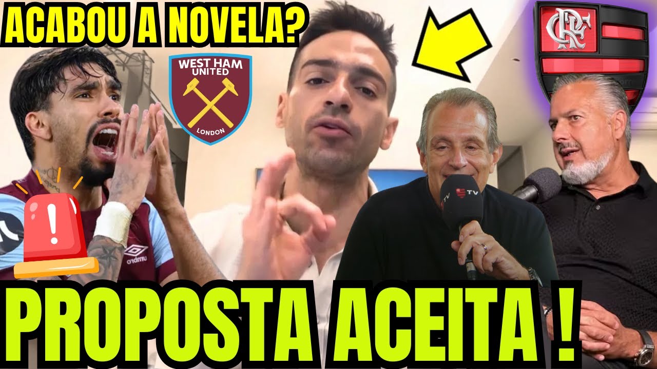 🚨URGENTE: VENÊ CRAVOU AGORA! WEST HAM ACEITOU TUDO! VOLTA DE PAQUETÁ TEM CONDIÇÃO SURREAL!