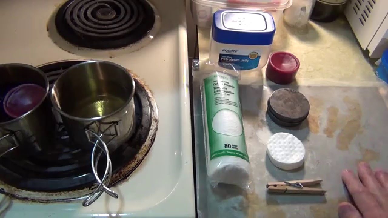 How to make simple DIY waterproof fire starters