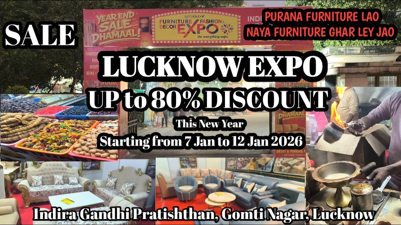 BIG FURNITURE EXPO, PURANA SOFA LAO NEW GHAR LEY JAO,  WITH 50% DISCOUNT, FOOD, CLOTHS, MUCH MORE