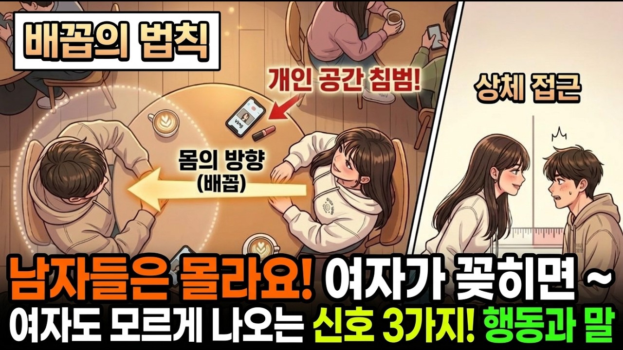 남자들의 착각 여자가 호감가졌을때 나오는 3가지 심리