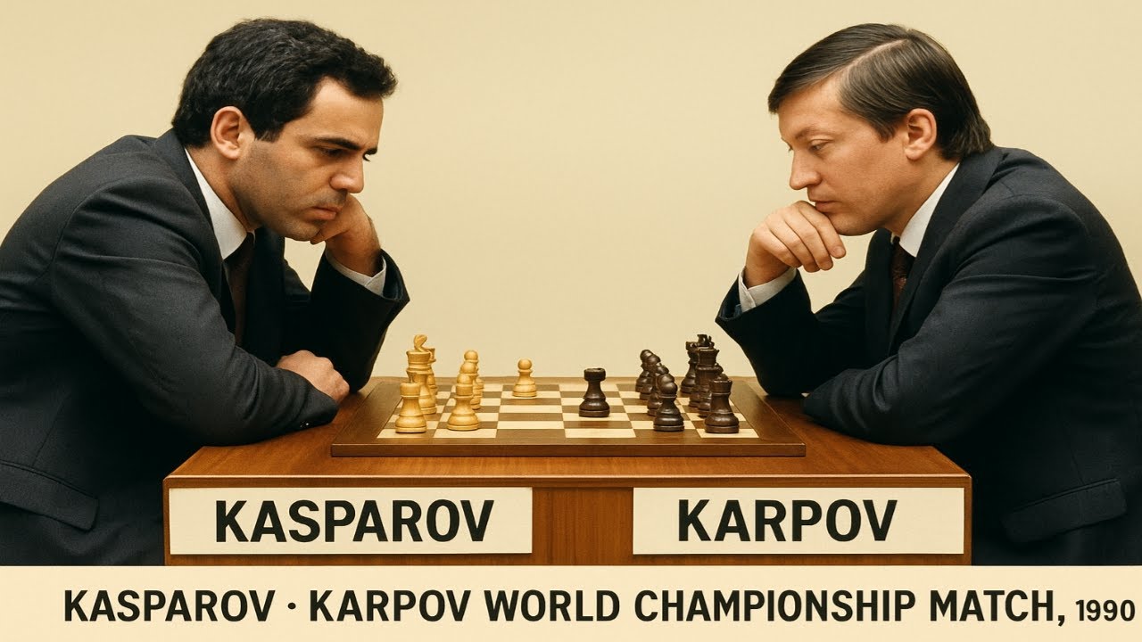Garry Kasparov vs Anatoly Karpov - Kasparov • Karpov World Championship Match, 1990