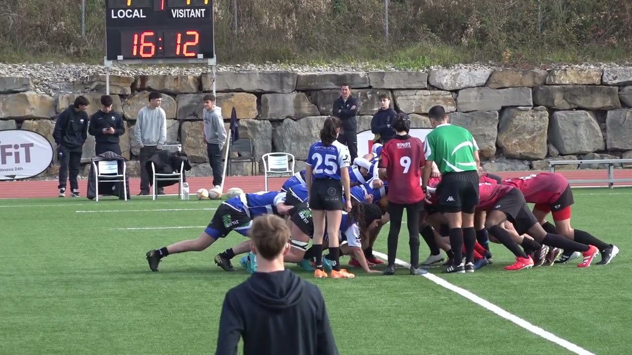 Partit de Rugbi Sub 16. 3a Catalana CR Sant Cugat B Vs Sengeieg Vermells