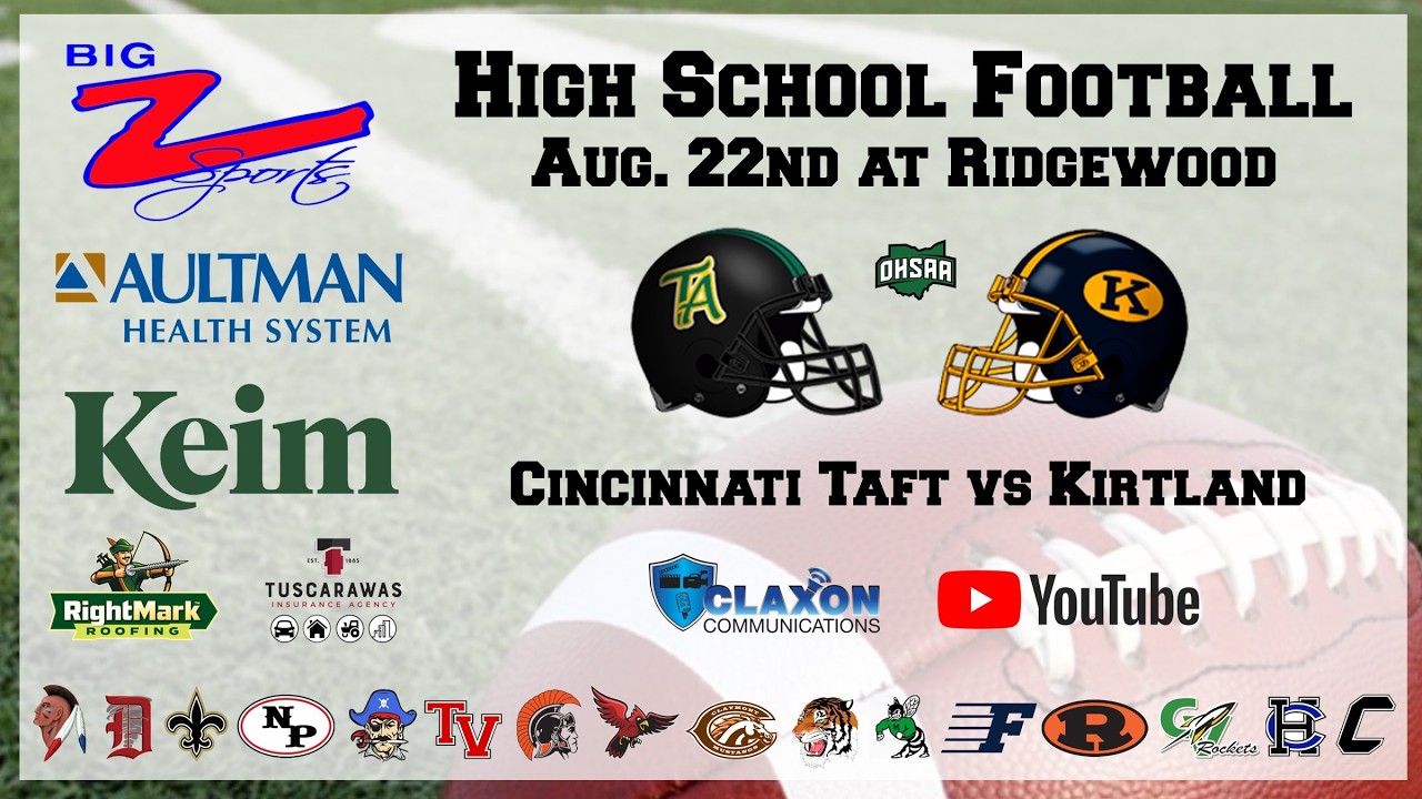 Cincinnati Taft vs Kirtland - High School Football from BIG Z Sports