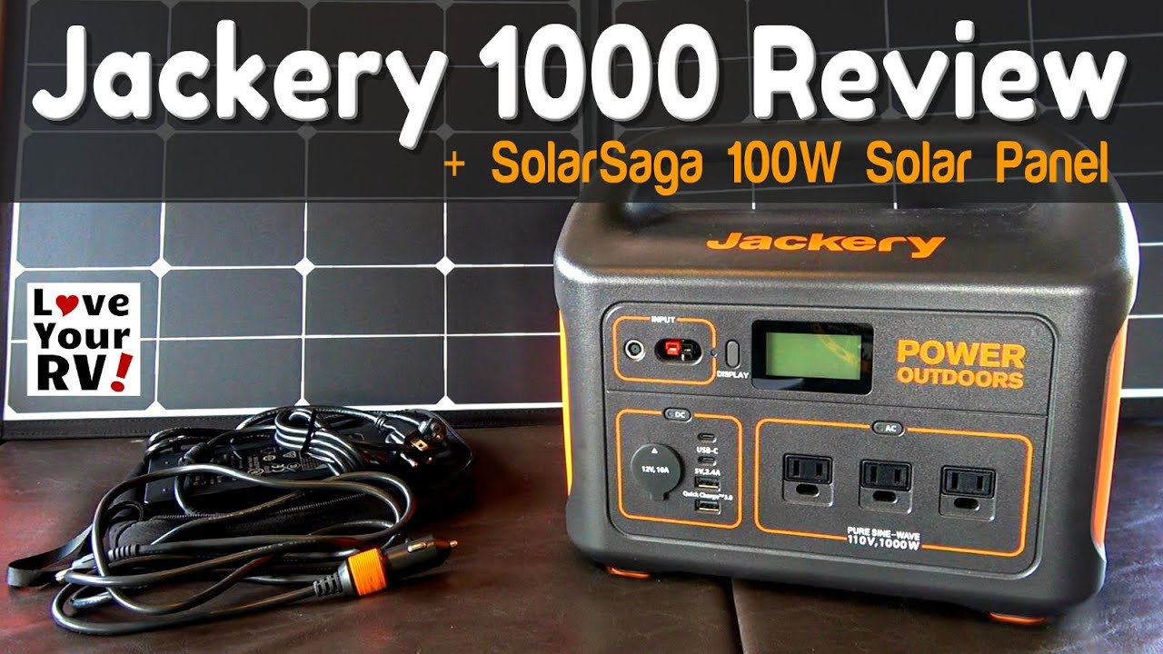 Reviewing the Jackery Explorer 1000 Portable Power Box + SolarSaga 100 Watt Solar Panel