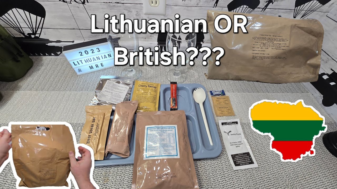 NEW Lithuanian Military Ration MRE Taste Test!!
