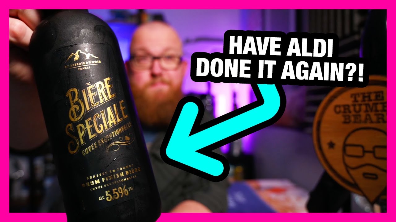 ALDI BEER Review! Brasserie Du Noir Bi&egrave;re Speciale [Rum Finished French Blonde]