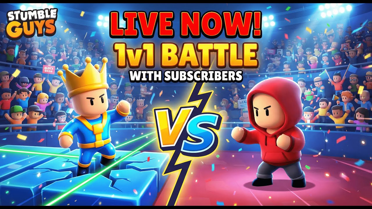 STUMBLE GUYS LIVE! 🎮 Events, Masti & Ranked Push 🚀 Aao Saath Khelein