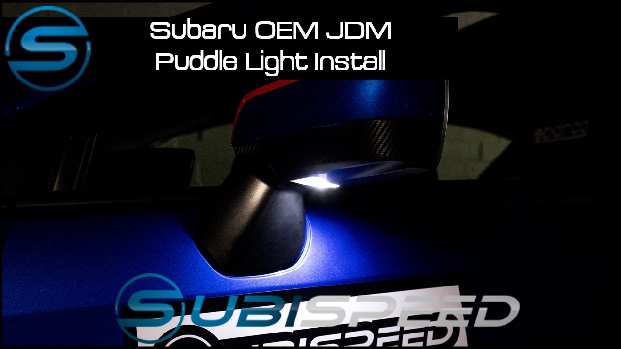 Subispeed - 2015+ WRX/STI JDM Puddle Light Install