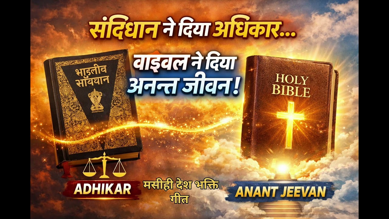 26 जनवरी मसीही गीत।। संविधान ने दिया अधिकार, बाईबल ने दिया अनंत जीवन दान।। @Yahovashalom-b2n 