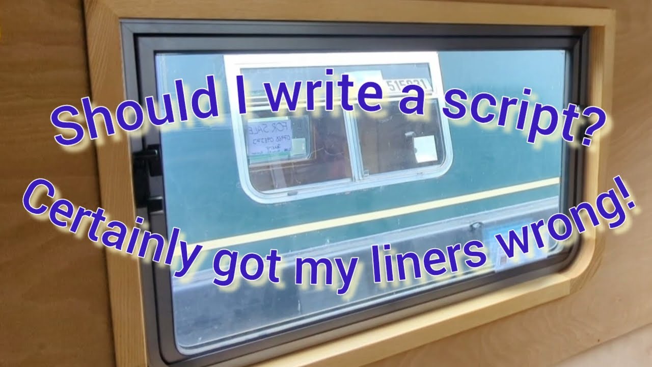 100: Fitting/Waxing Window Liners on my Narrowboat
