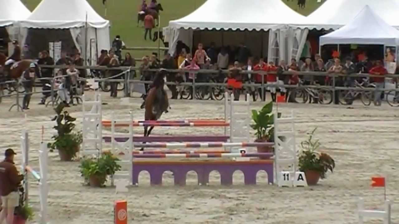 sara brionne championne de france cso poney 1D minime et moins avec   riposte roctaillade