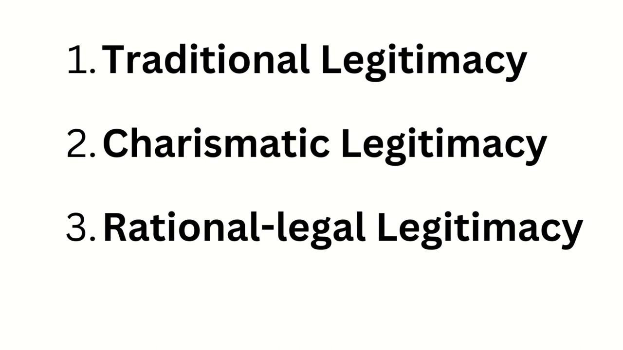 Lecture Three: Legitimacy and Stability