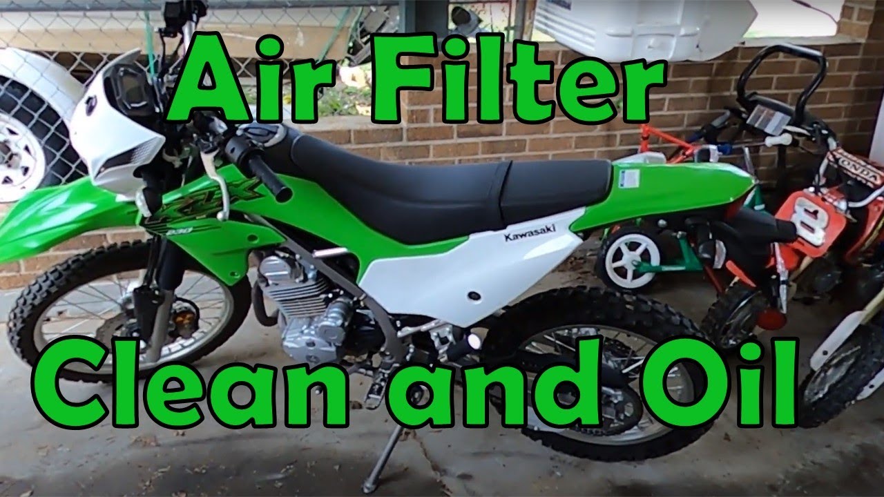 KLX 230 ABS Air Filter Clean and Oil