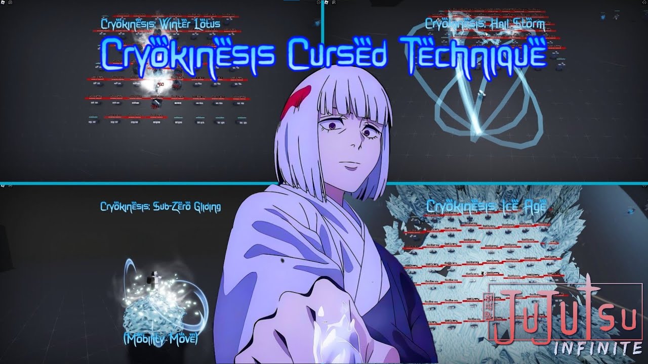 Cryokinesis Showcase | Jujutsu Infinite