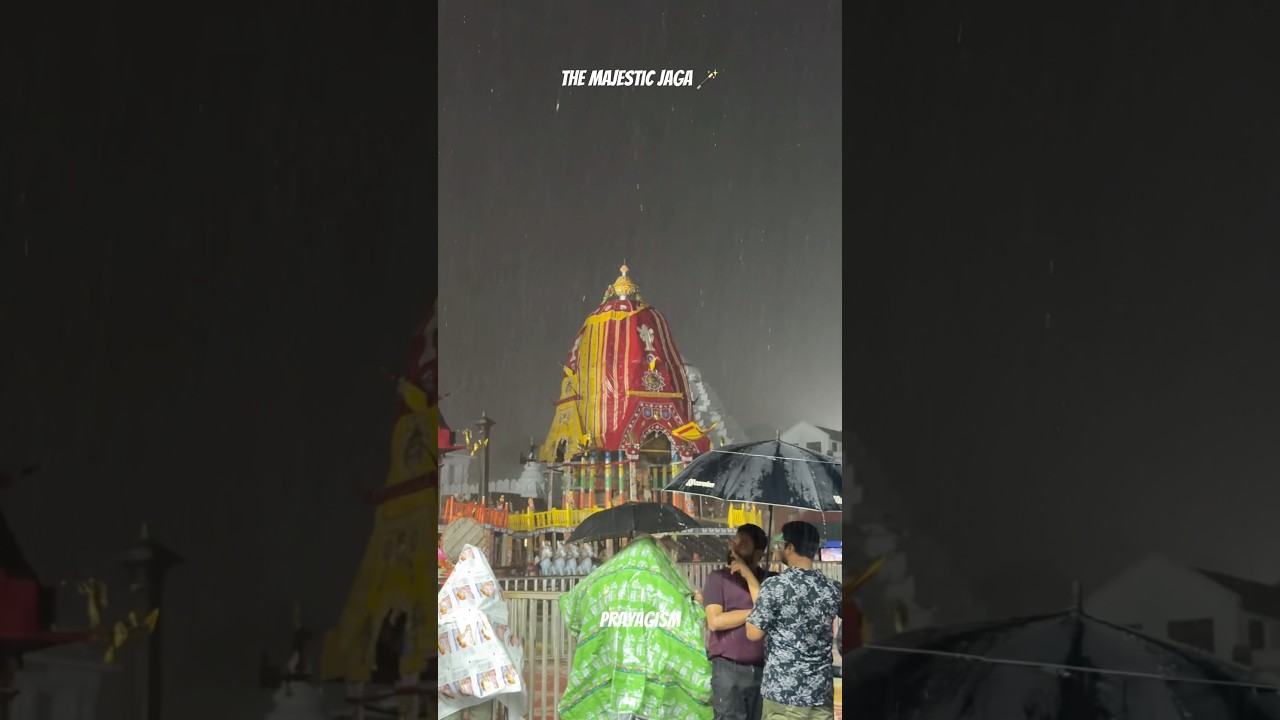 Heavy rainfall in jagganath before rath yatra