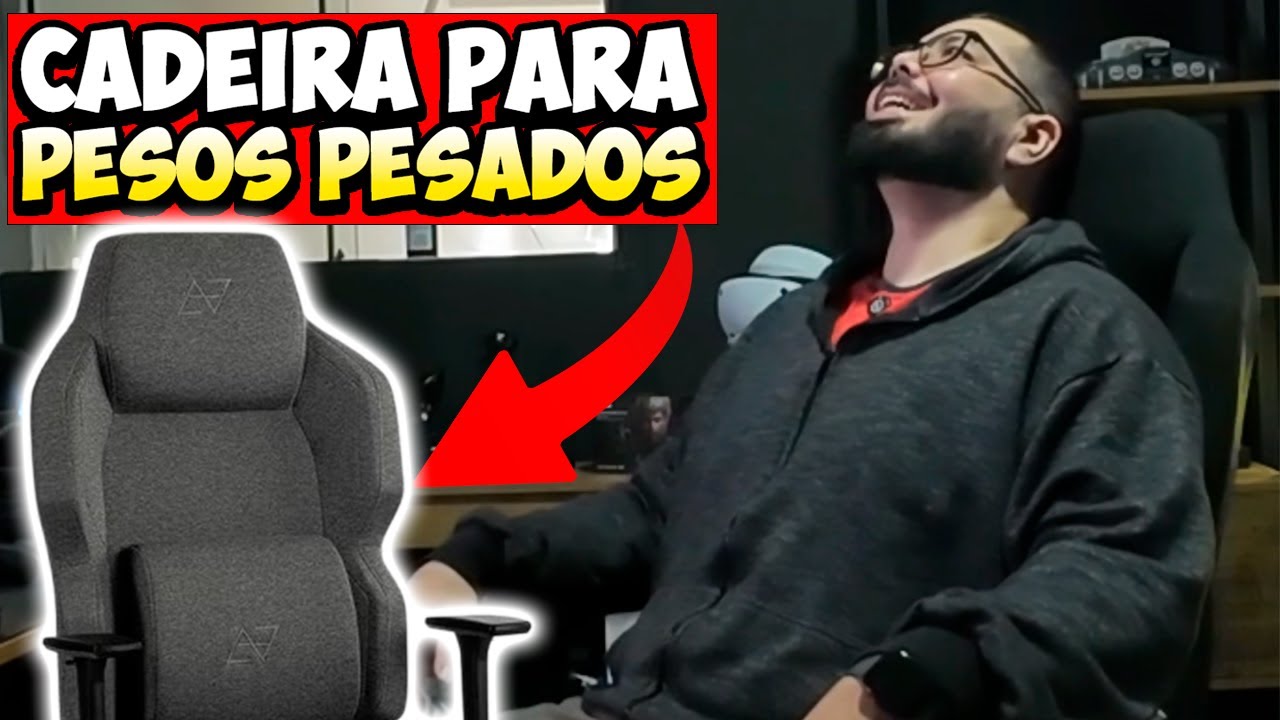 FINALMENTE UMA CADEIRA PRA GENTE GRANDE! | Review Completo da Elements Magna KNIT