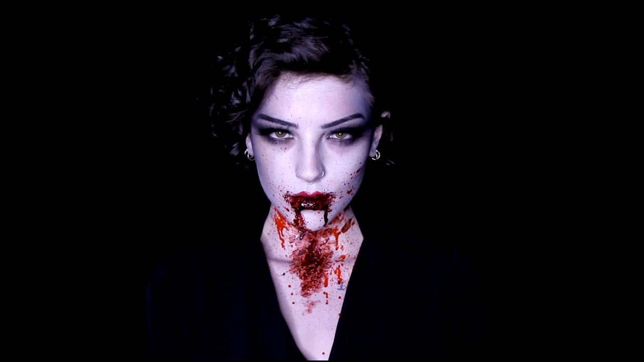 Vampire Makeup Tutorial using Mehron Makeup's Vampire Kit