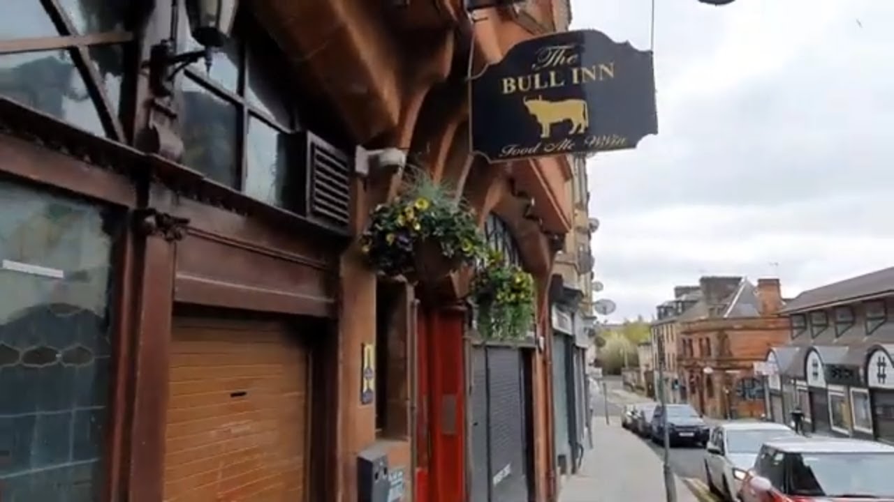 Paisley New Street Bars and Restaurants Walk to Shuttle Street Today.