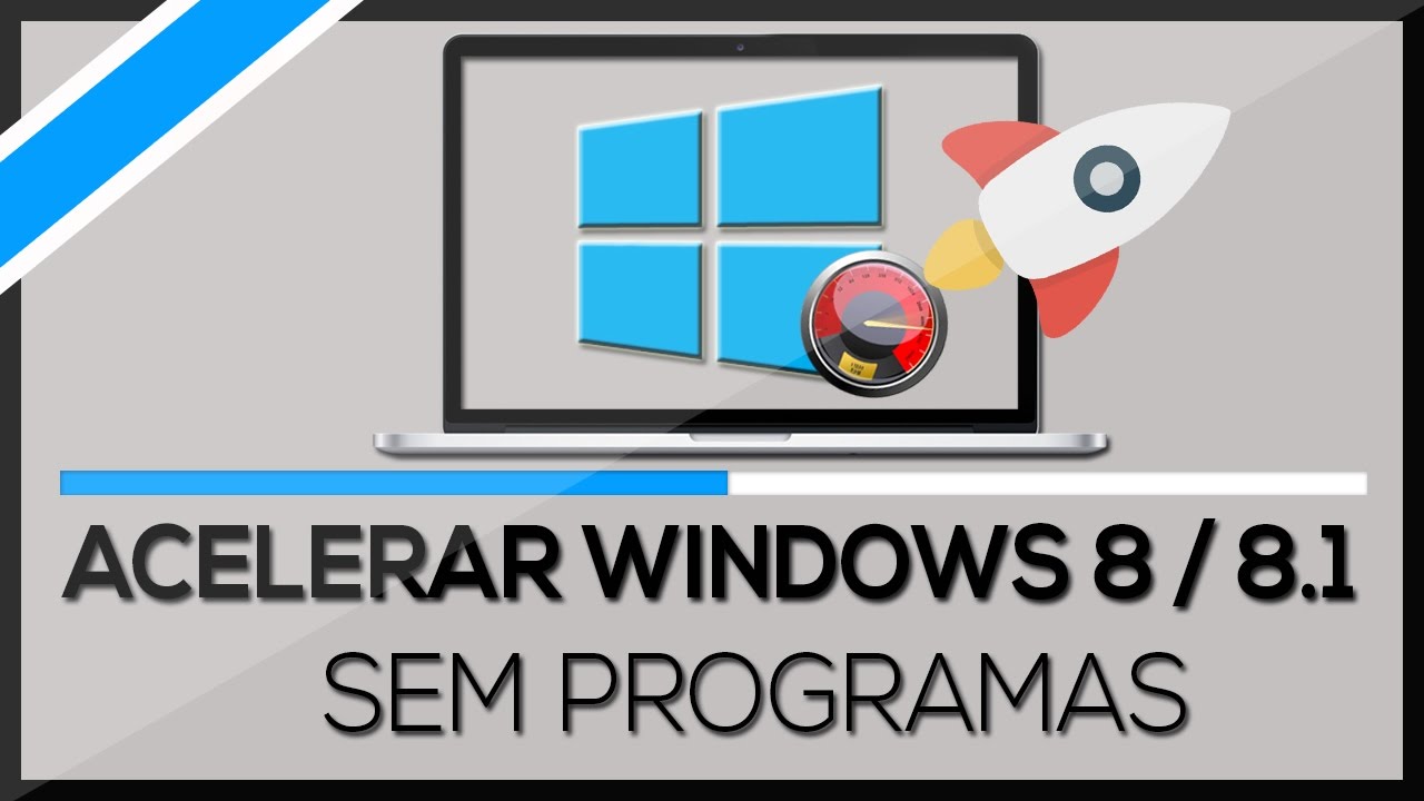 Como deixar o windows 8, 8.1 e 10 mais r&aacute;pido - Sem Programas