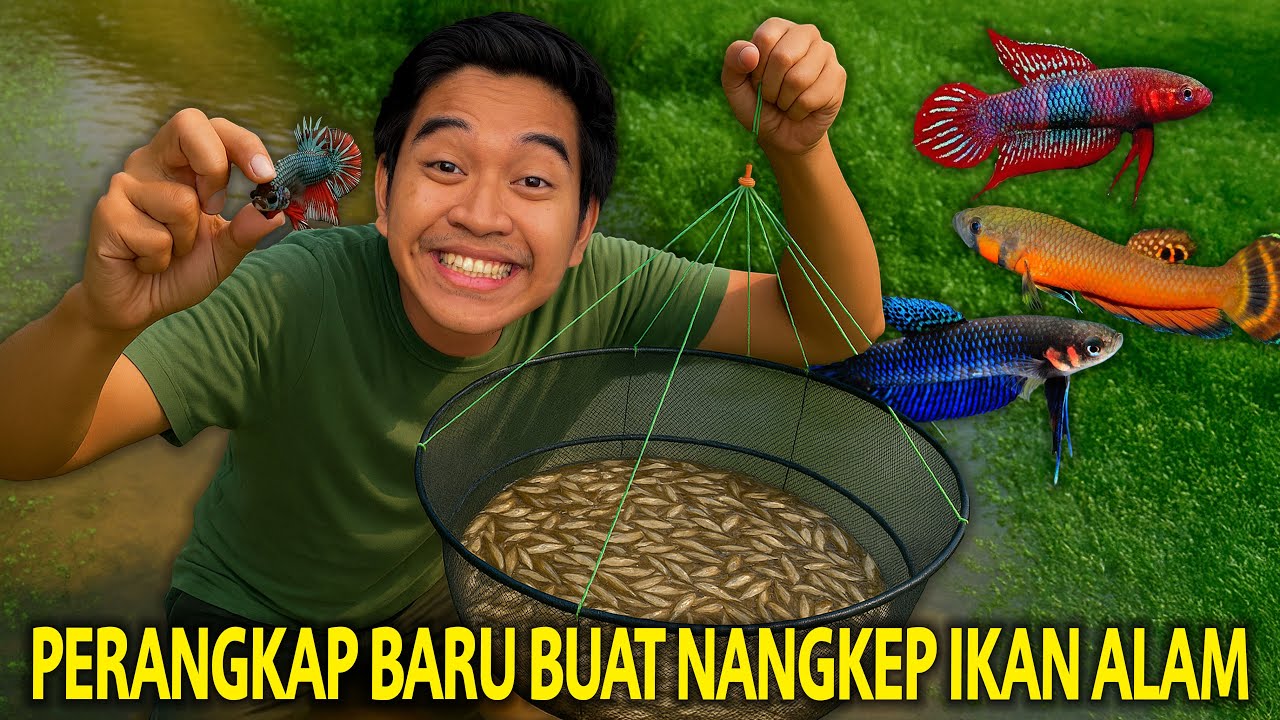 COBAIN PERANGAKAP MODEL BARU BUAT NANGKEP IKAN DI ALAM! TERNYATA HASILNYA KAYA BEGINI!