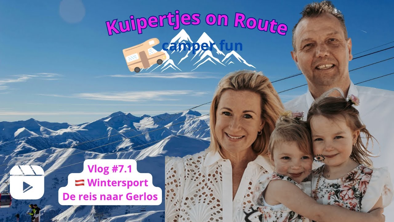 #7 1 Wintersport met de camper | Reis naar Gerlos + overnachting Duitsland 🚐❄️
