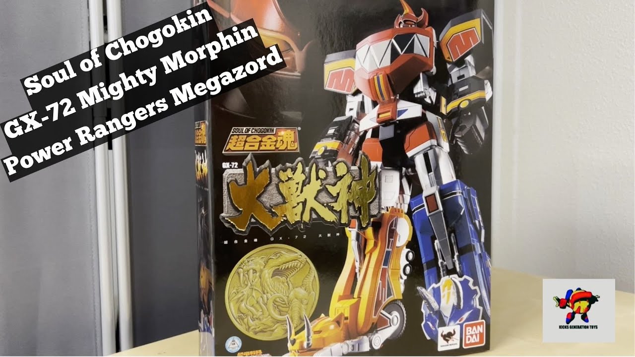 Soul of Chogokin GX-72 Mighty Morphin Power Rangers Megazord | DaiZyuJin | UNBOXING | Transformation