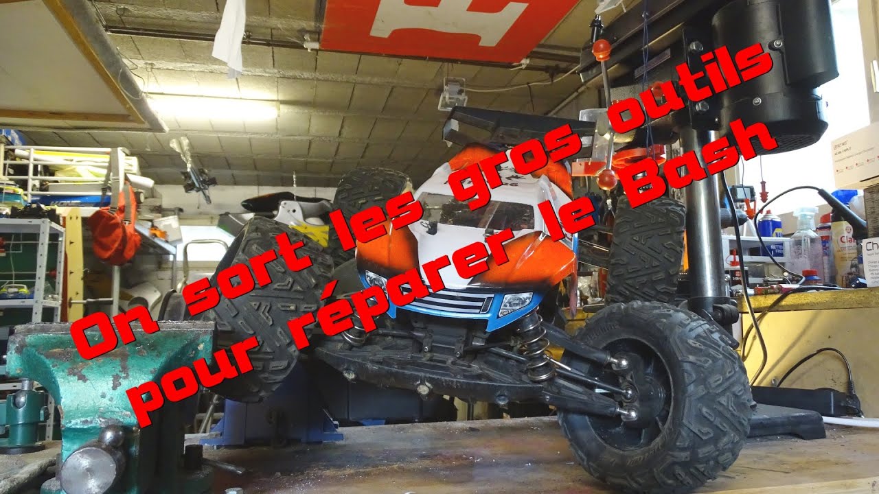 Reely Bash 6S comment refaire une cale de pincement en alu