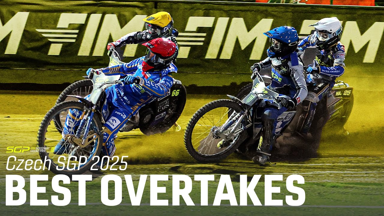 Top 5 Jaw-Dropping Overtakes from the 2025 Czech SGP 🇨🇿 | FIM Speedway Grand Prix