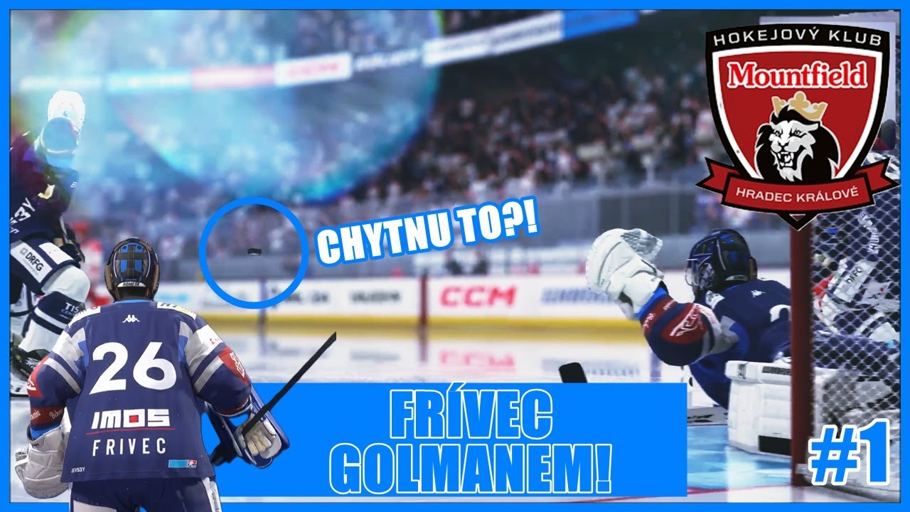 FRÍVEC GOLMANEM! #1 HC KOMETA BRNO VS MOUNTFIELD HK| NHL24|PS5
