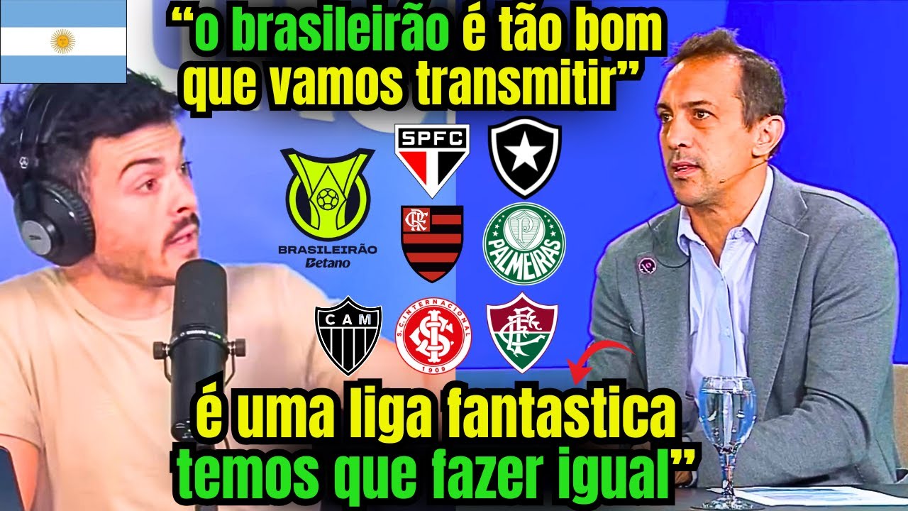 MÍDIA ARGENTINA FICOU ENCANTADA COM O BRASILEIRÃO E VÃO TRANSMITIR NA ARGENTINA