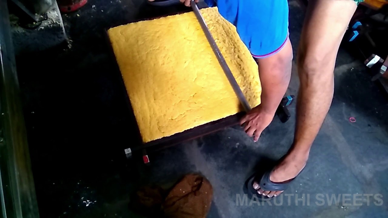 Mysore pak  making in machine